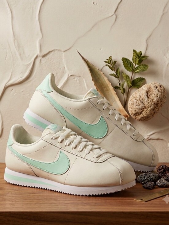 Nike Shoes - Nike Women’s Classic Cortez Mint Leather Sneakers Size 9